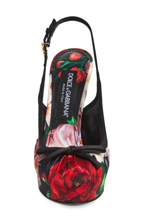 Dolce & Gabbana Floral-print Pumps In Hn5pd B.rose Antiche F.ner