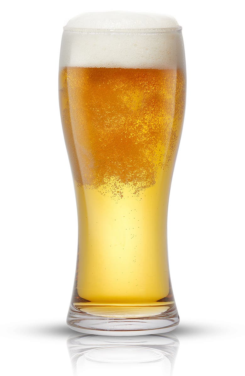 JoyJolt Callen Pilsner Beer Glass - Set of 4, Alternate, color, Clear