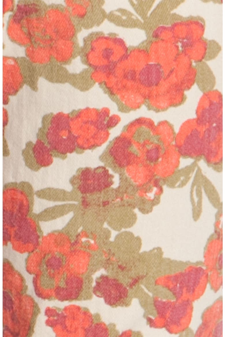 Denim 'Skyline' Floral Skinny Ankle Jeans, Alternate, color, CHELLO IVORY PRINT