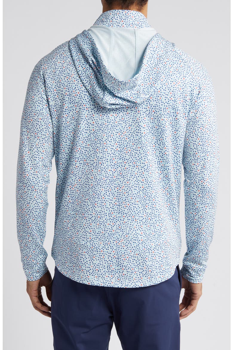 Tilly Half Zip Hoodie, Alternate, color, SKY