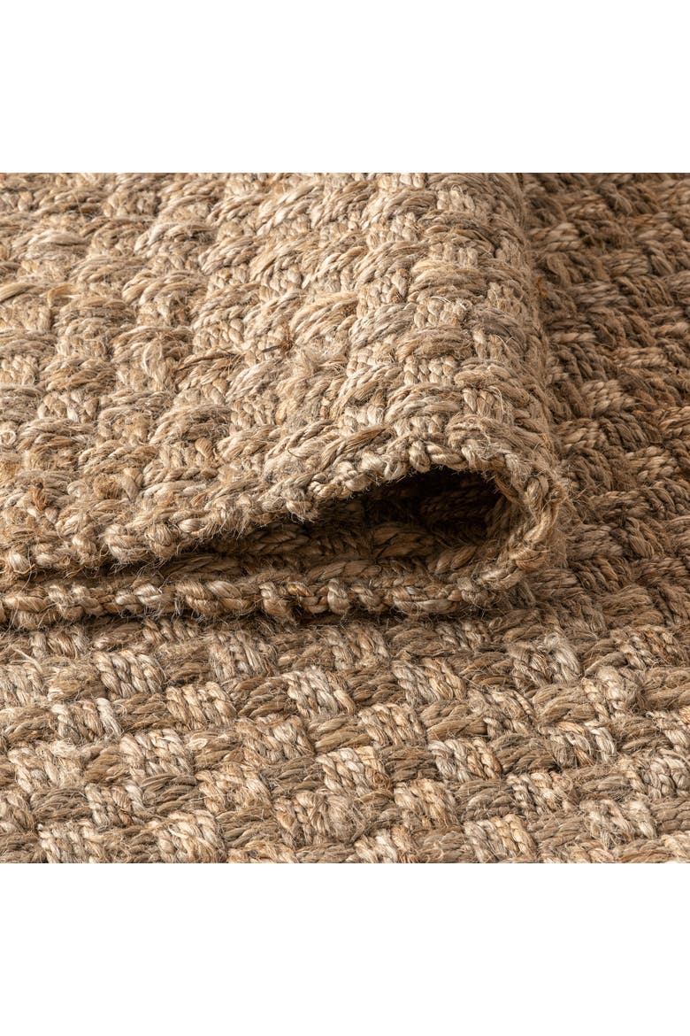 Estera Hand Woven Boucle Chunky Jute Area Rug, Alternate, color, Natural