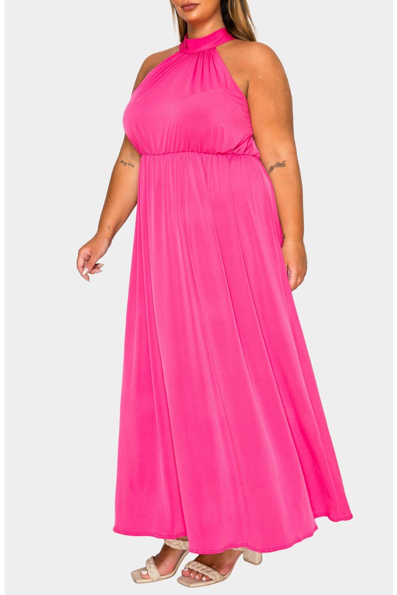 Cassia Maxi Dress, Alternate, color, FUCHSIA