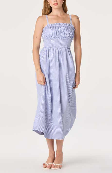 Montserrat Stripe Midi Dress