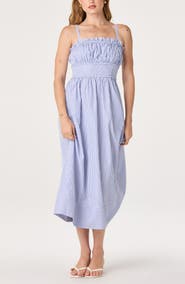 ASTR the Label Montserrat Stripe Midi Dress