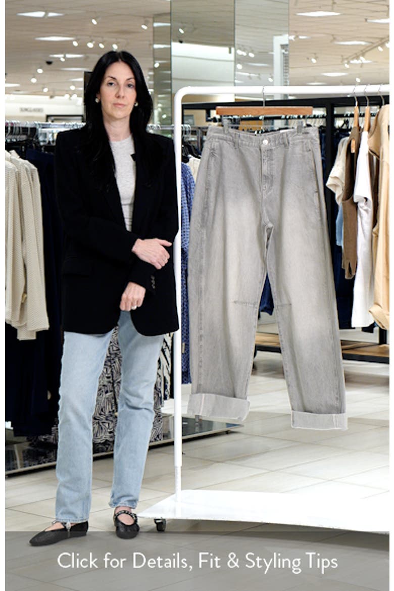 Mercer Cuffed High Waist Barrel Jeans video