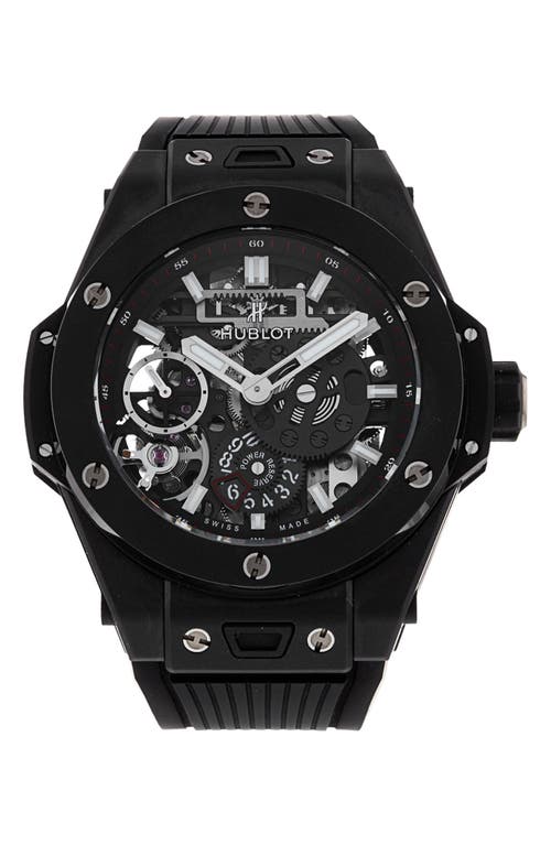 Watchfinder & Co. Hublot Preowned Big Bang Rubber Strap Watch, 45mm in Black 