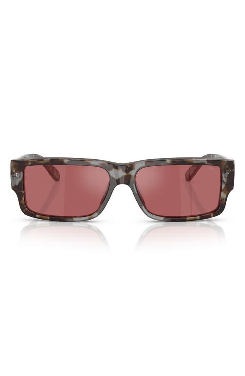 Diesel ® 57mm Rectangular Sunglasses