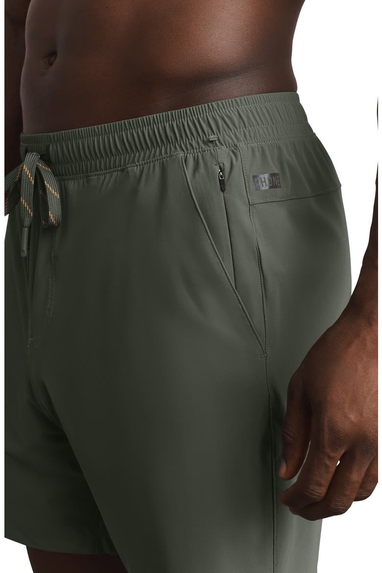 Pursuit 7-Inch Unlined Training Shorts, Alternate, color, OLIVE SHADOW