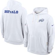 Nike Men's Nike White Buffalo Bills 2025 Rivalries Collection Standard Issue Sideline Dri-FIT Hoodie