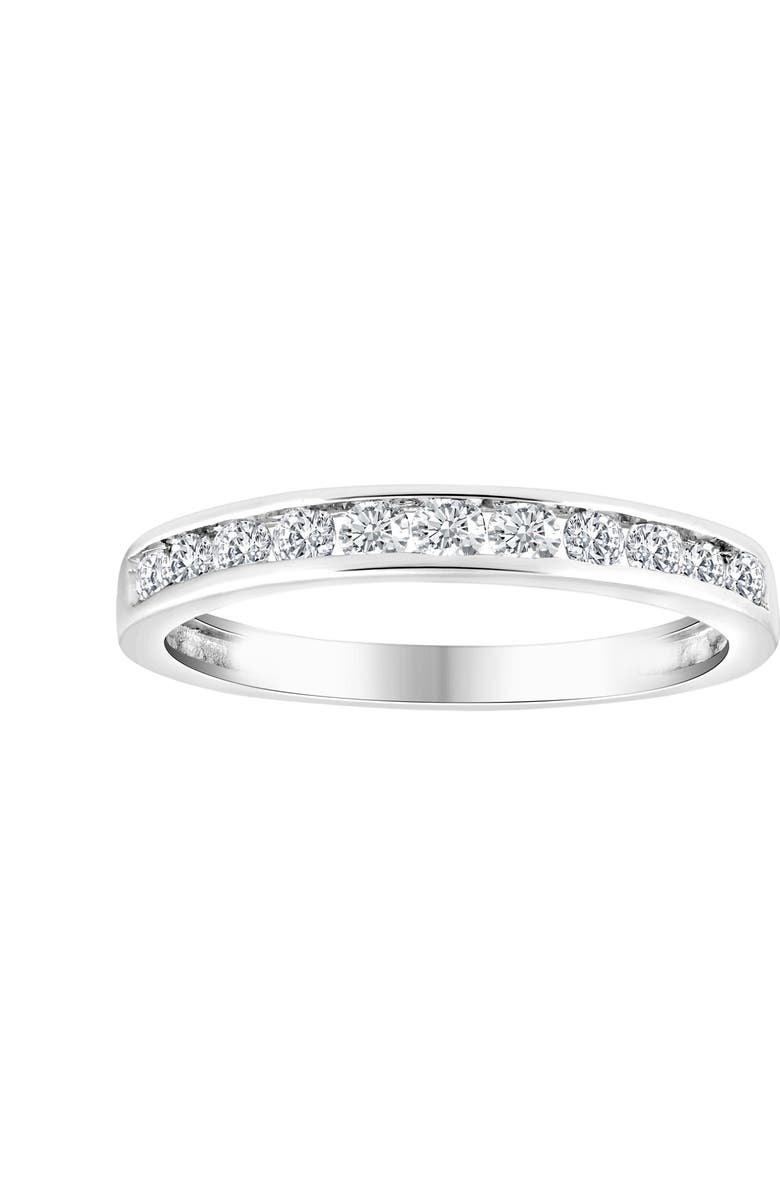 Bliss Diamond 1/2 Ct Diamond Channel Set Wedding Ring 10k Gold, Main, color, 