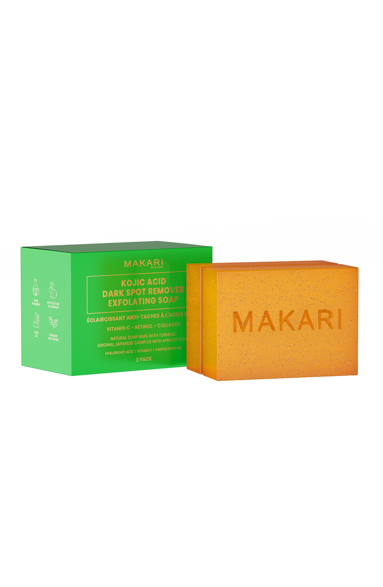Makari de Suisse Kojic Acid Dark Spot Remover Soap Bars, Main, color, NO COLOR