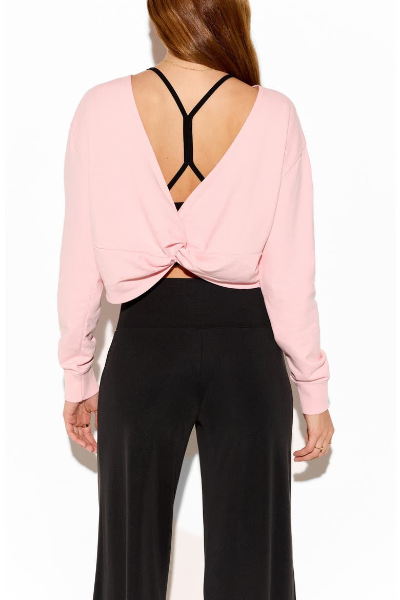 Mystic Multifit Cotton Blend Sweatshirt, Alternate, color, PEONY PINK