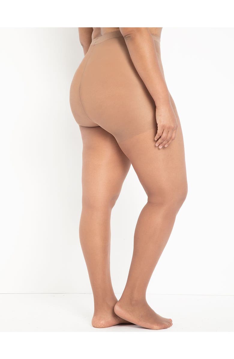 ELOQUII Sheer Tights, Alternate, color, Black