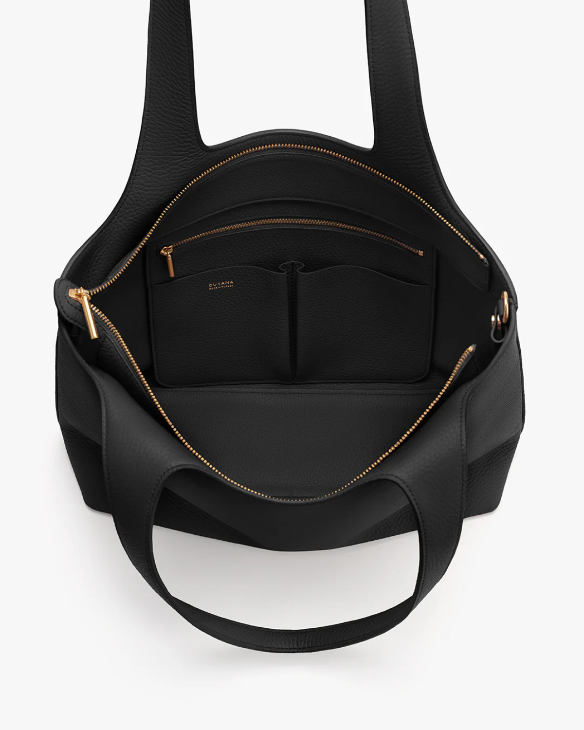 Cuyana System Zipper Tote 16-inch, Alternate, color, Black