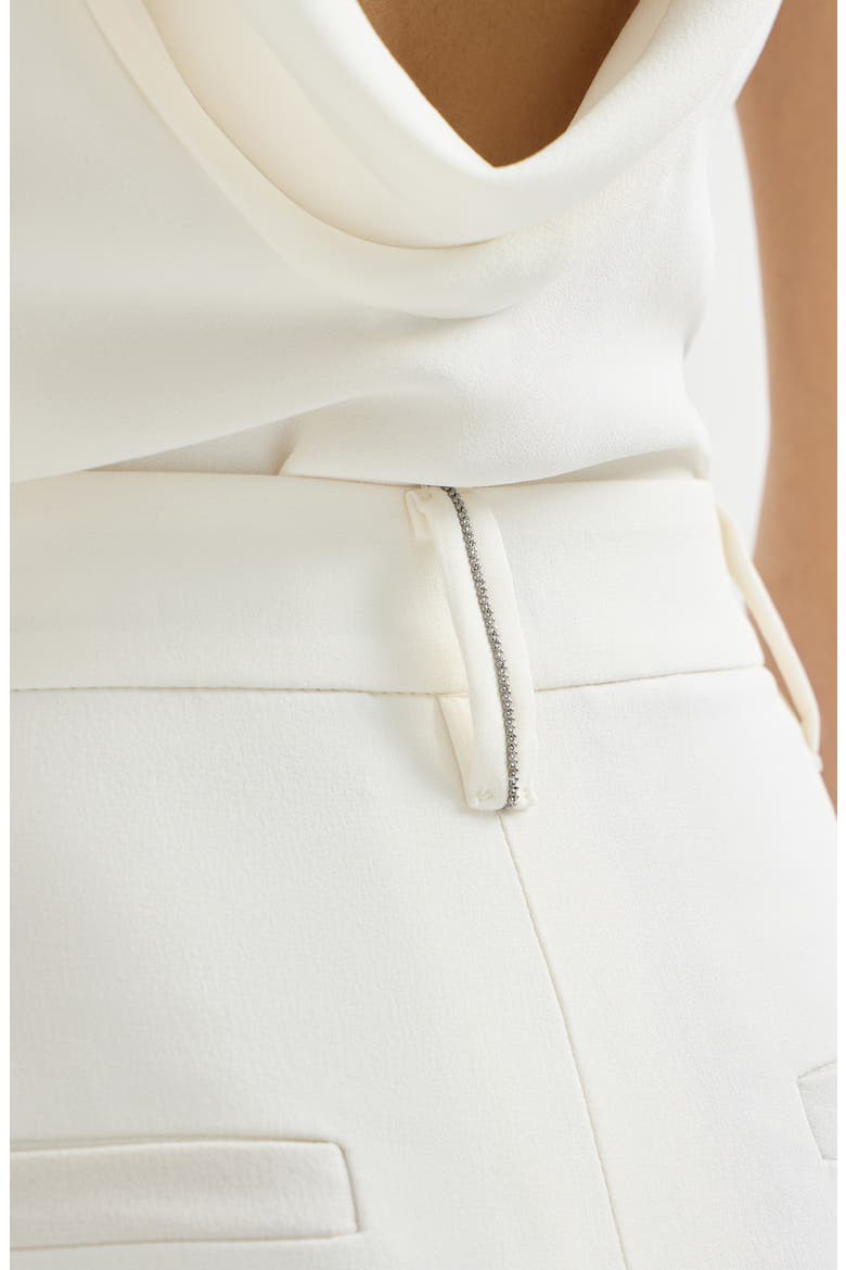 Slouchy trousers, Alternate, color, White