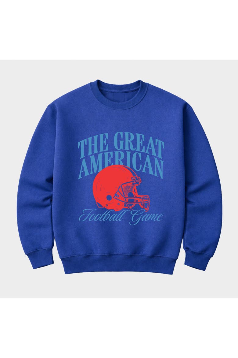 The Great American Football Game Sweatshirt, Alternate, color, Royal