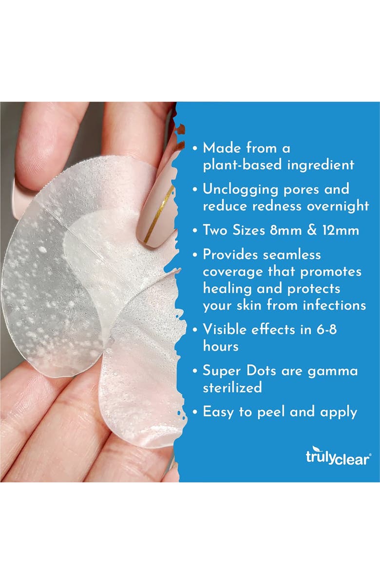 TRULY CLEAR Acne Zone Patches, 10 Count, 3 Sizes, Alternate, color, Multicolored