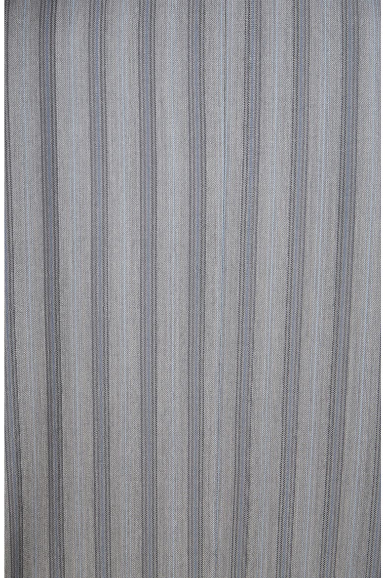 Janny Double Breasted Pinstripe Wool Blazer, Alternate, color, LIGHT GREY