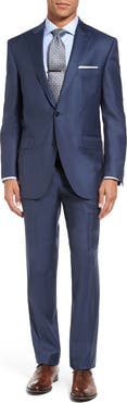 Peter Millar Flynn Classic Fit Blue Wool Suit