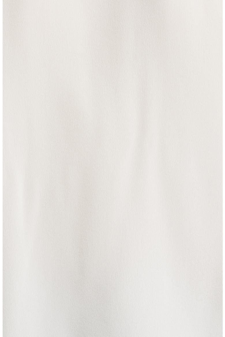 The Moment Silk Button-Up Shirt, Alternate, color, CREAM