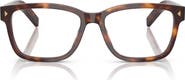 Prada 55mm Rectangular Optical Glasses