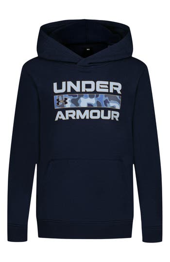 Under Armour Kids' Frog Graphic Hoodie In Blue