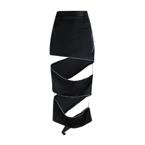 Spiral Zipper Skirt