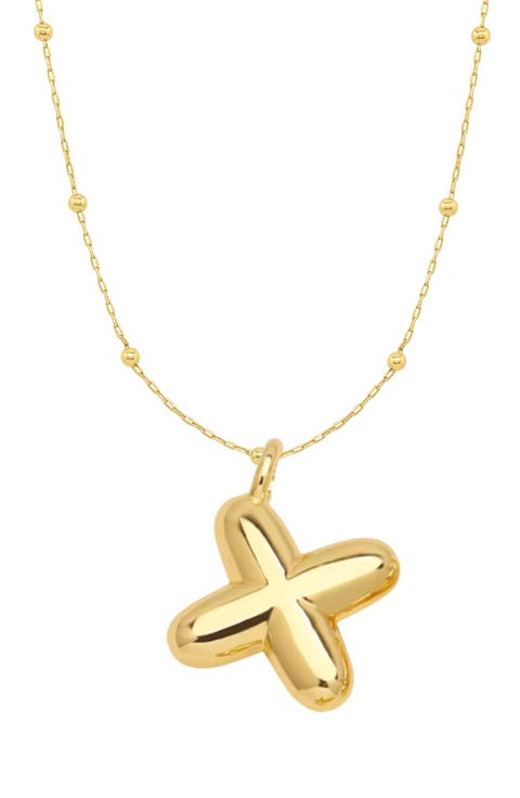 Bubble Initial Necklace