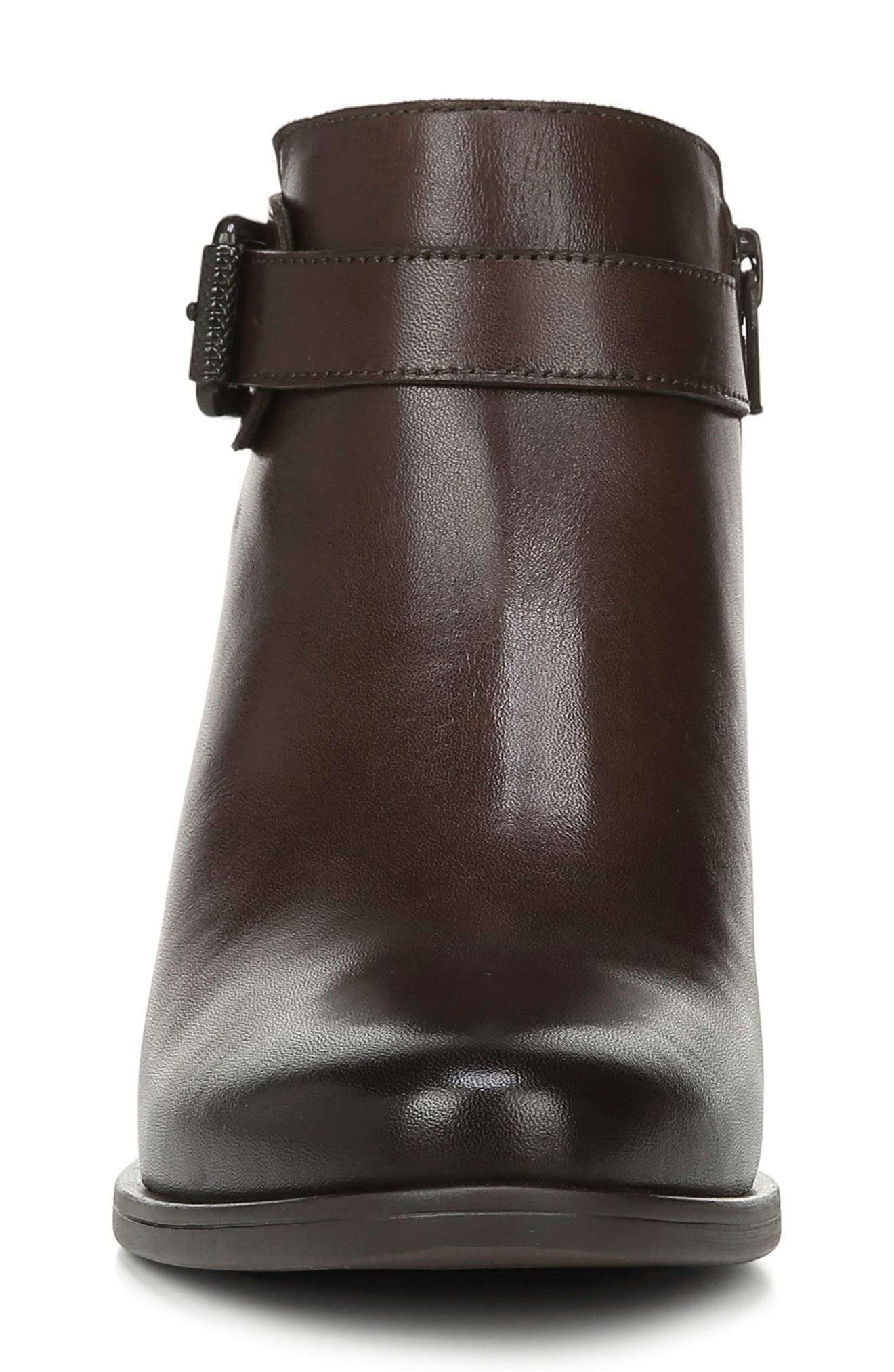 Dora Bootie, Alternate, color, CHOCOLATE LEATHER
