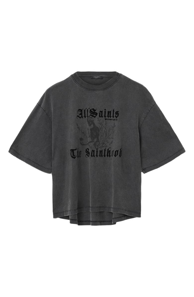 AllSaints Novus Amelie Cotton Graphic T-Shirt, Alternate, color,