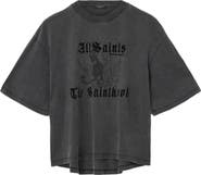 AllSaints Novus Amelie Cotton Graphic T-Shirt