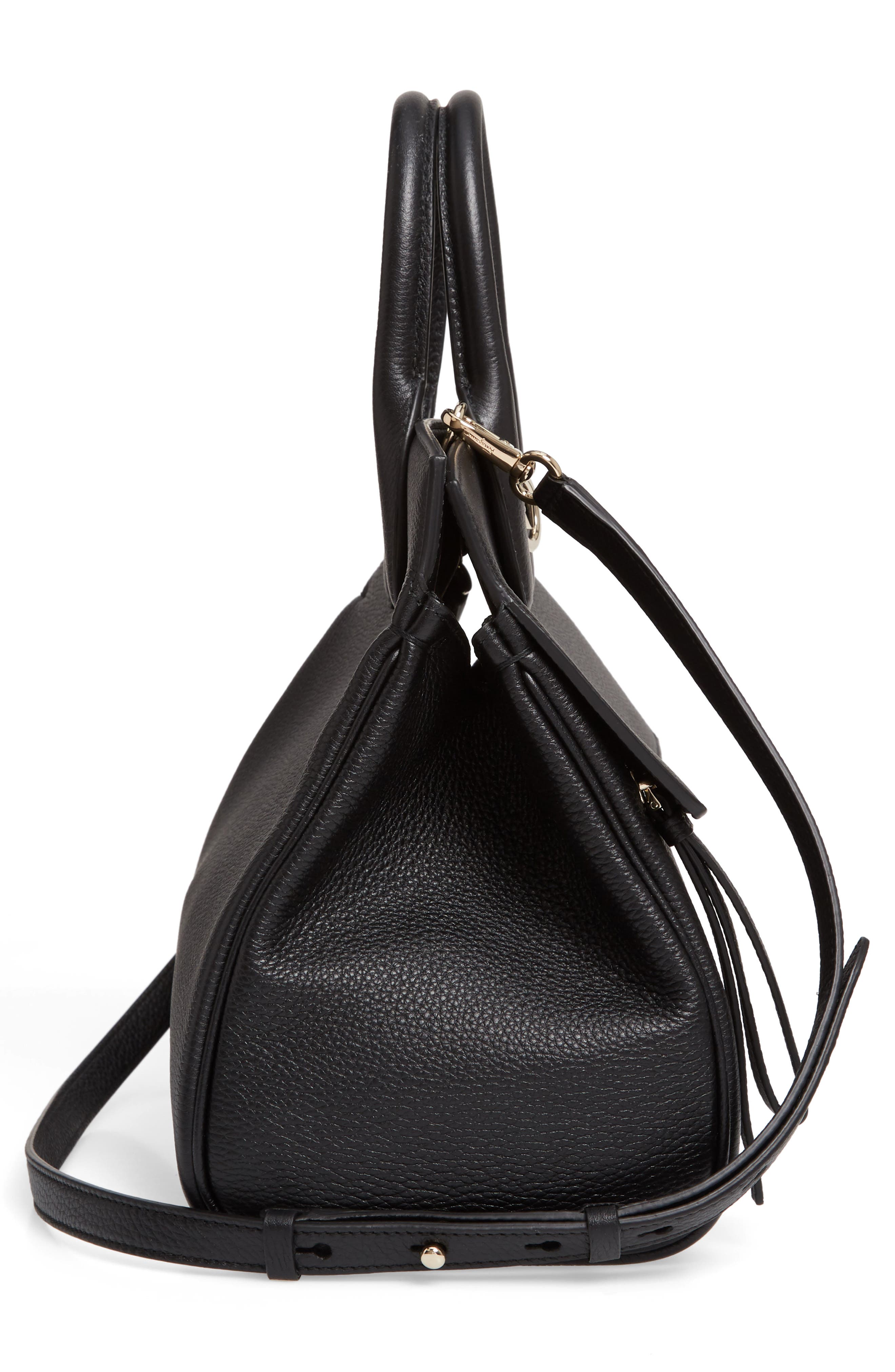 FERRAGAMO Small The Studio Leather Top Handle Bag, Alternate, color, 