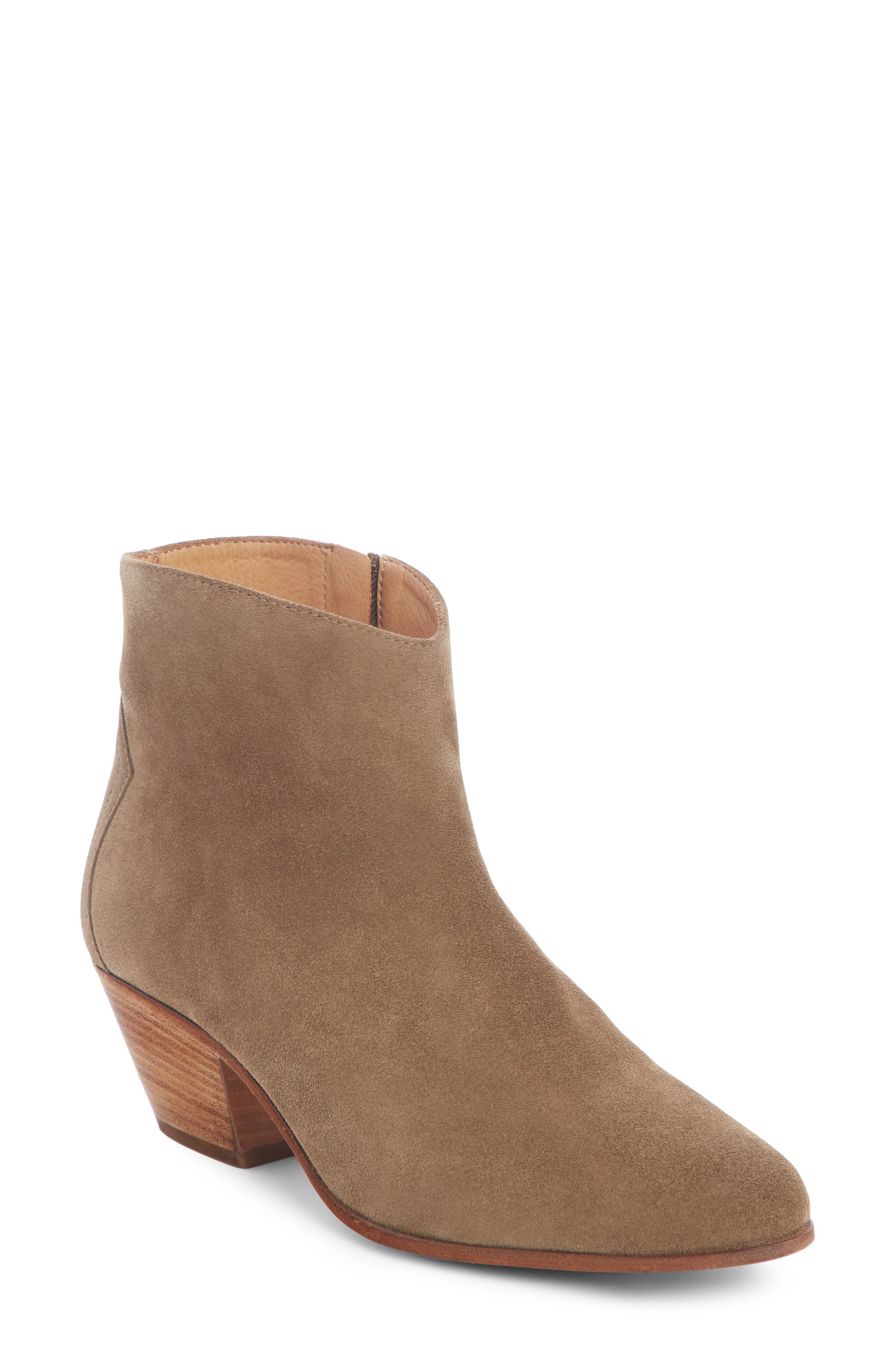 Isabel Marant Dacken Stacked Heel Bootie, Main, color, 