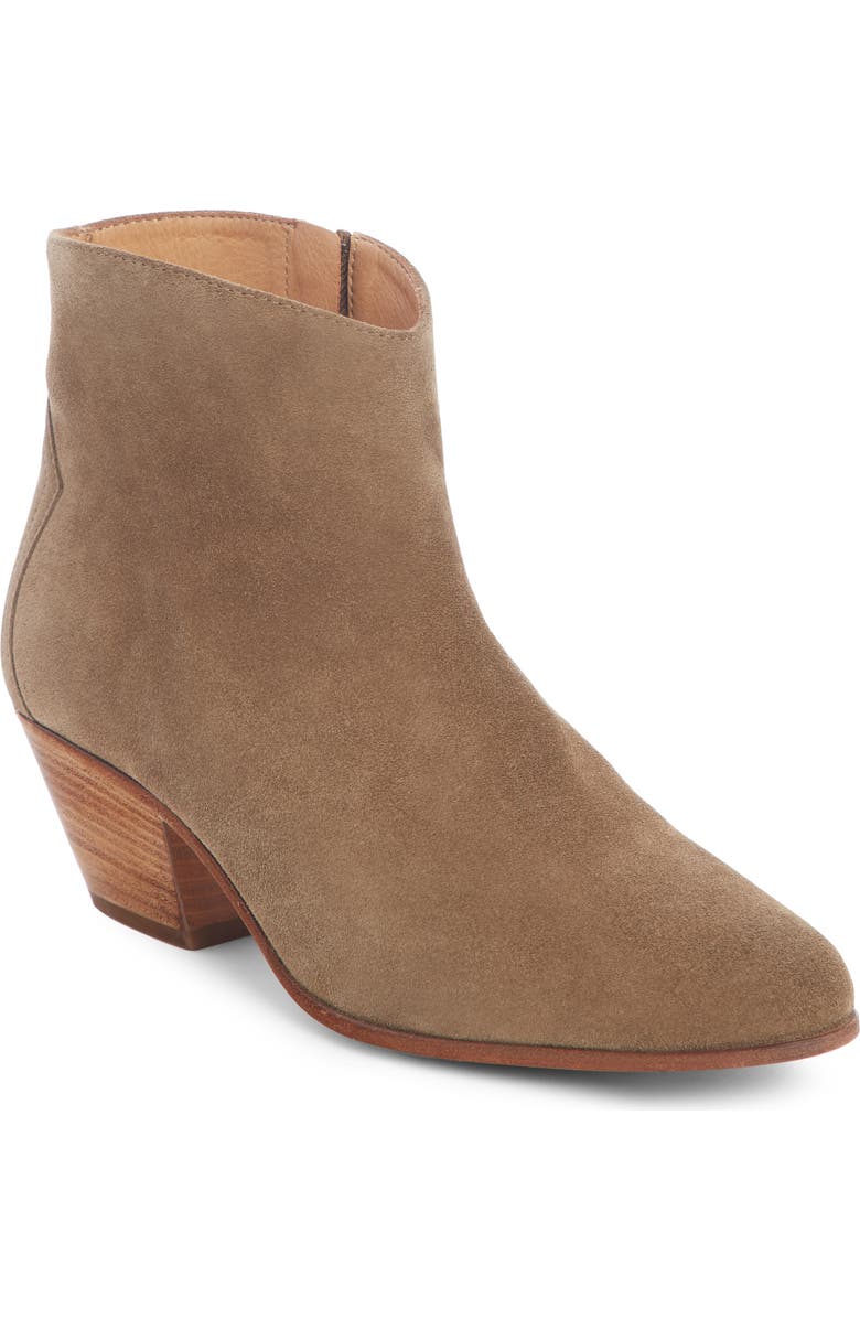 Isabel Marant Dacken Stacked Heel Bootie, Main, color,