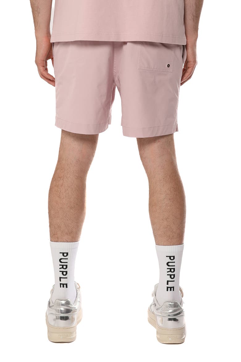 All Around Water Repellent Drawstring Shorts, Alternate, color, PINK