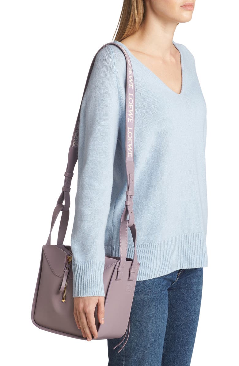 Loewe Compact Hammock Satin Calfskin Handbag, Alternate, color,