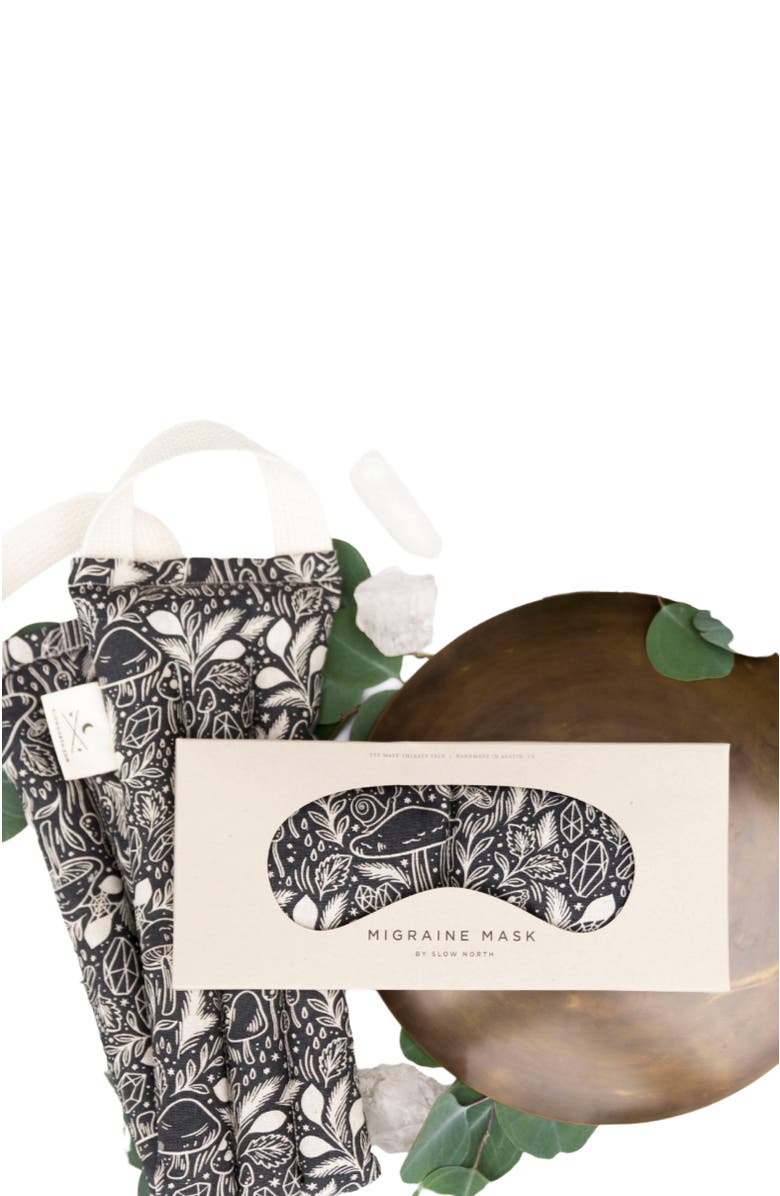 SLOW NORTH Eye Mask + Neck Wrap Bundle - Mystical Mushroom, Alternate, color, NO COLOR
