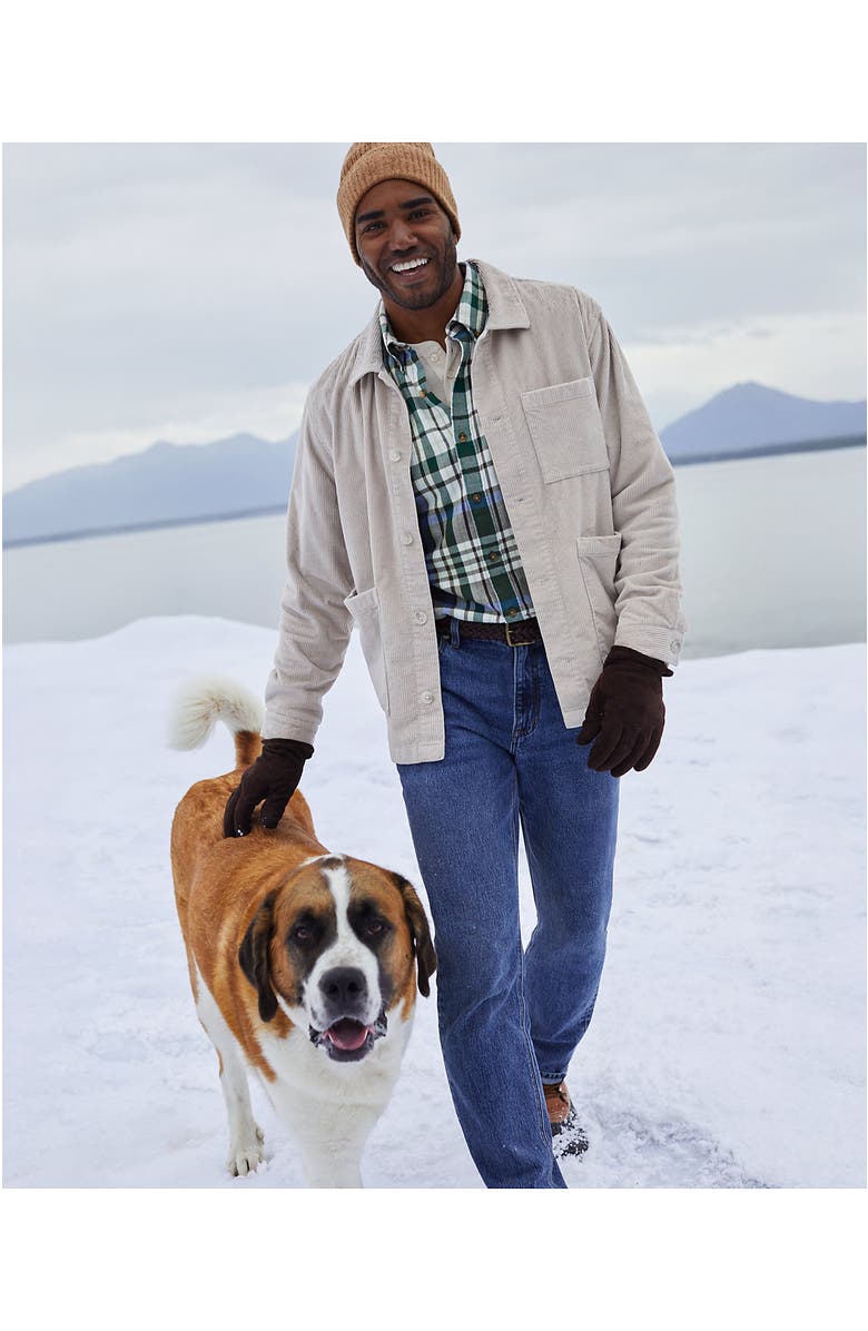 Lands' End Corduroy Chore Jacket, Alternate, color, Dusk Gray