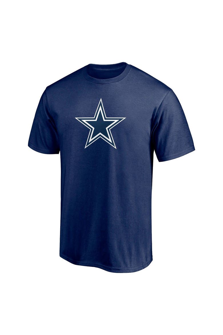 Men's Fanatics Branded Dak Prescott Navy Dallas Cowboys Player Icon Name & Number T-Shirt, Alternate, color, Navy
