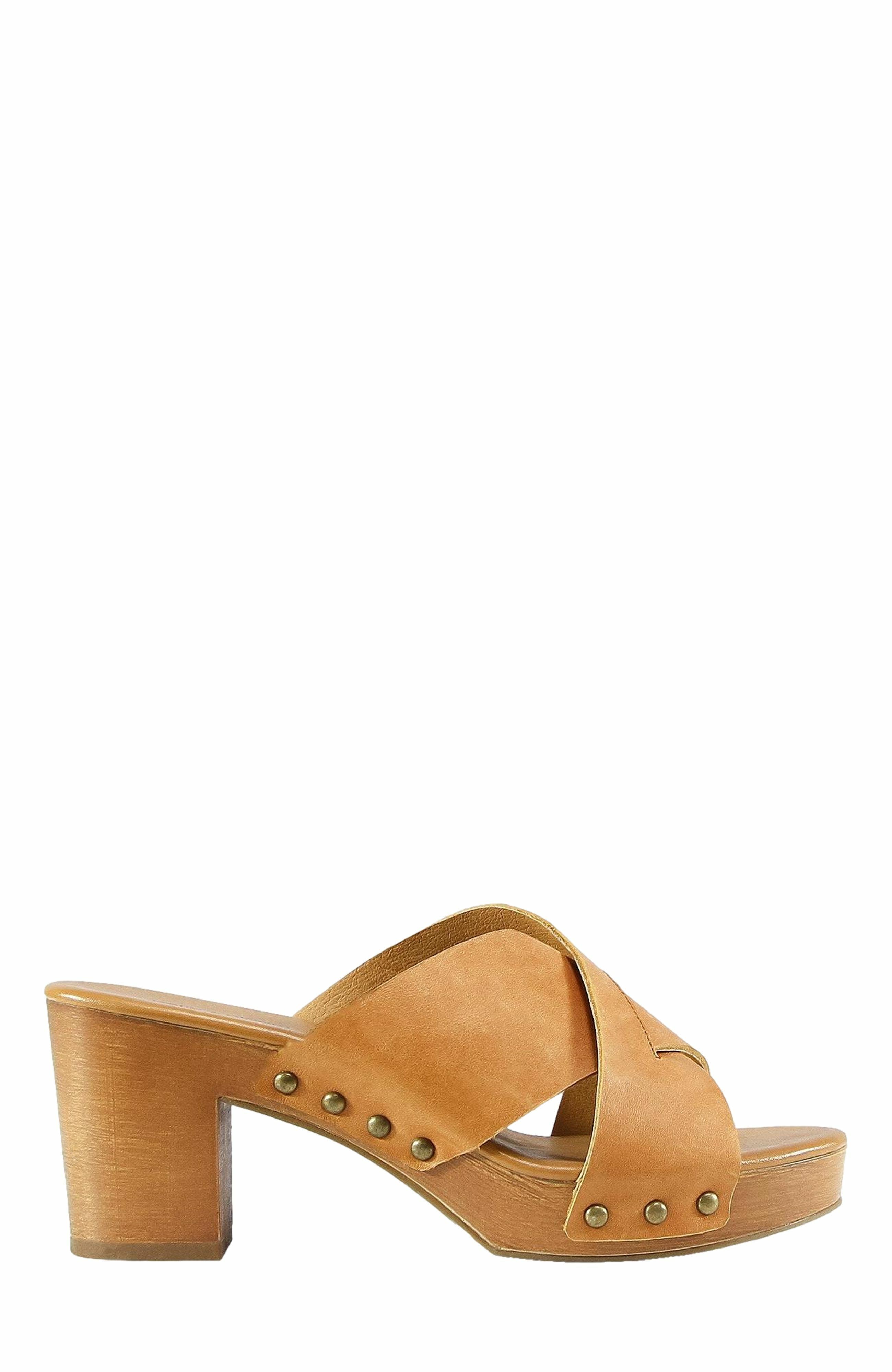 Belle & Bloom Midtown Clog Mule, Main, color, Tan