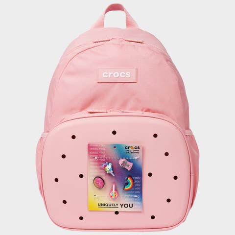 Back to School Backpack with EVA Front Pocket  Customizable Jibbitz Backpack