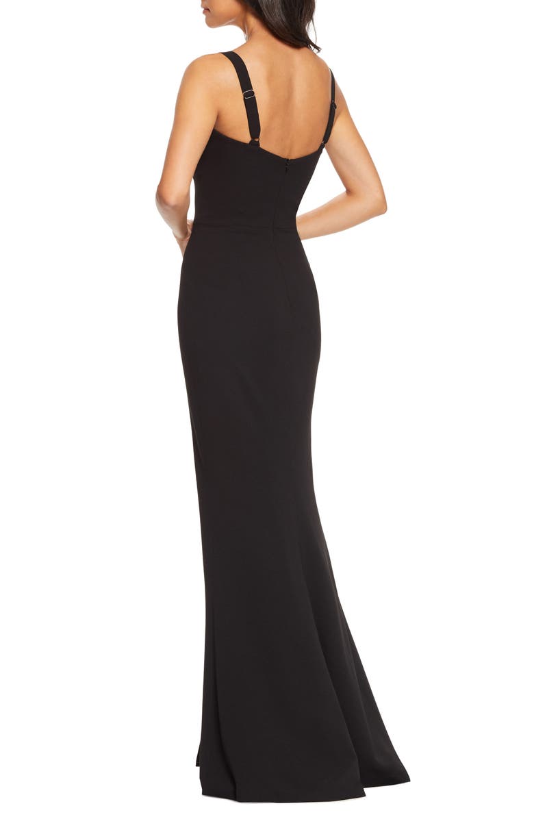 Dress the Population Brooke Twist Front Gown, Alternate, color,