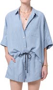 Citizens of Humanity Claire Stripe Origami Button-Up Shirt