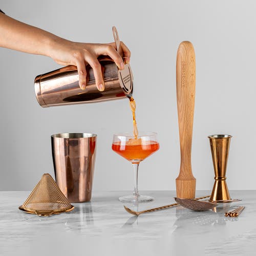 A Bar Above 14-piece Craft Bar Set, Antique Copper In Antique Copper