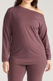 Universal Standard Ultimates Dolci One-Shoulder Top