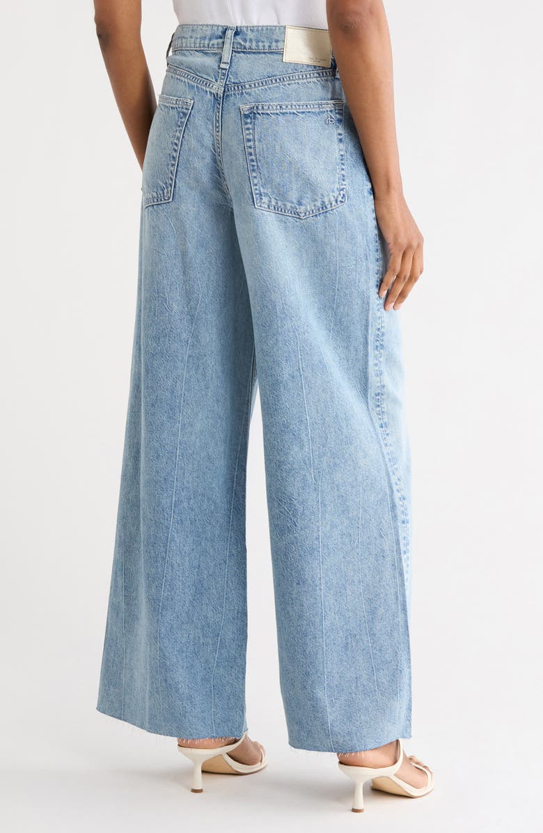 rag & bone Sofie Featherweight High Waist Ankle Wide Leg Jeans, Alternate, color, 