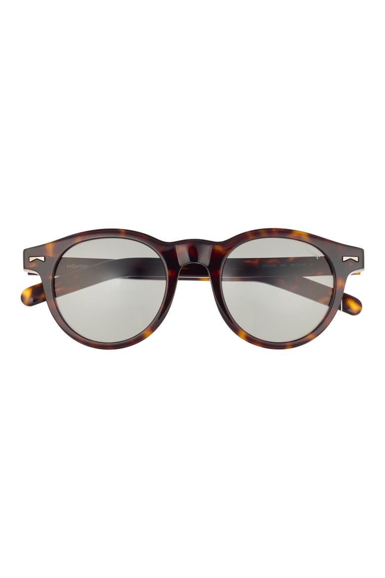 49mm Core Round Sunglasses, Main, color, HAVANA HAVANA GREEN