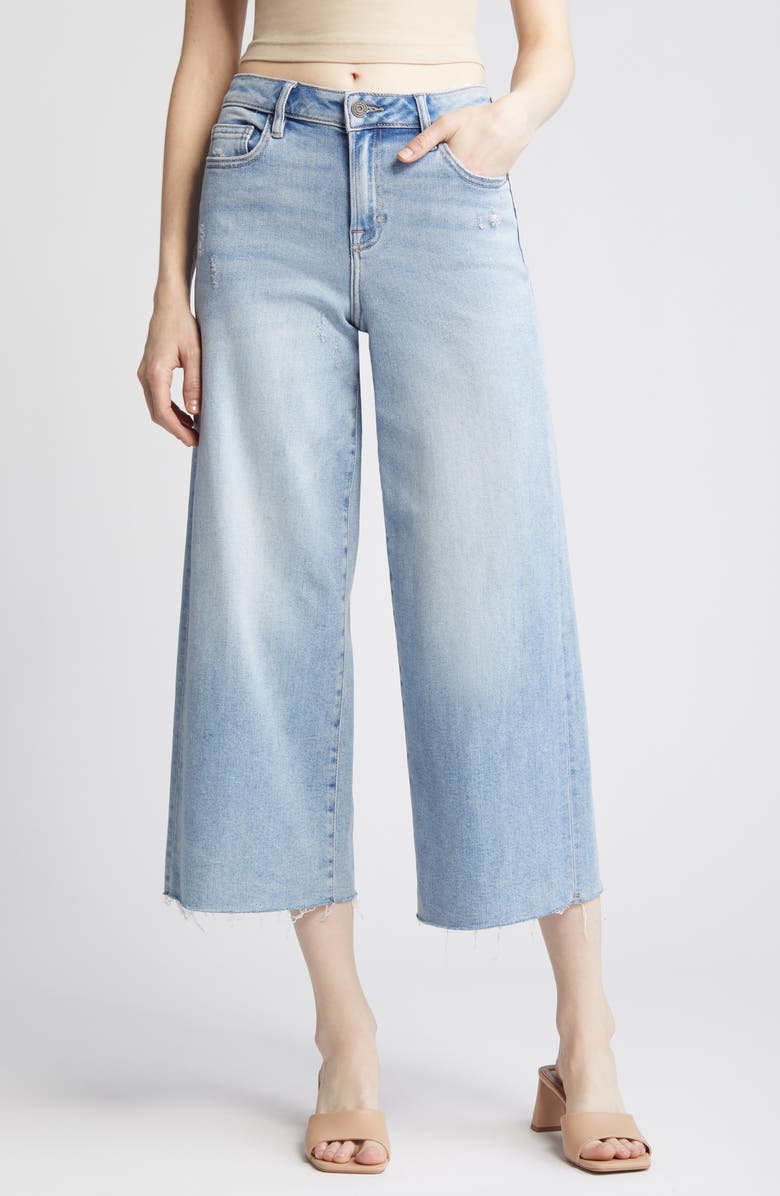HIDDEN JEANS High Waist Crop Jeans, Main, color, 