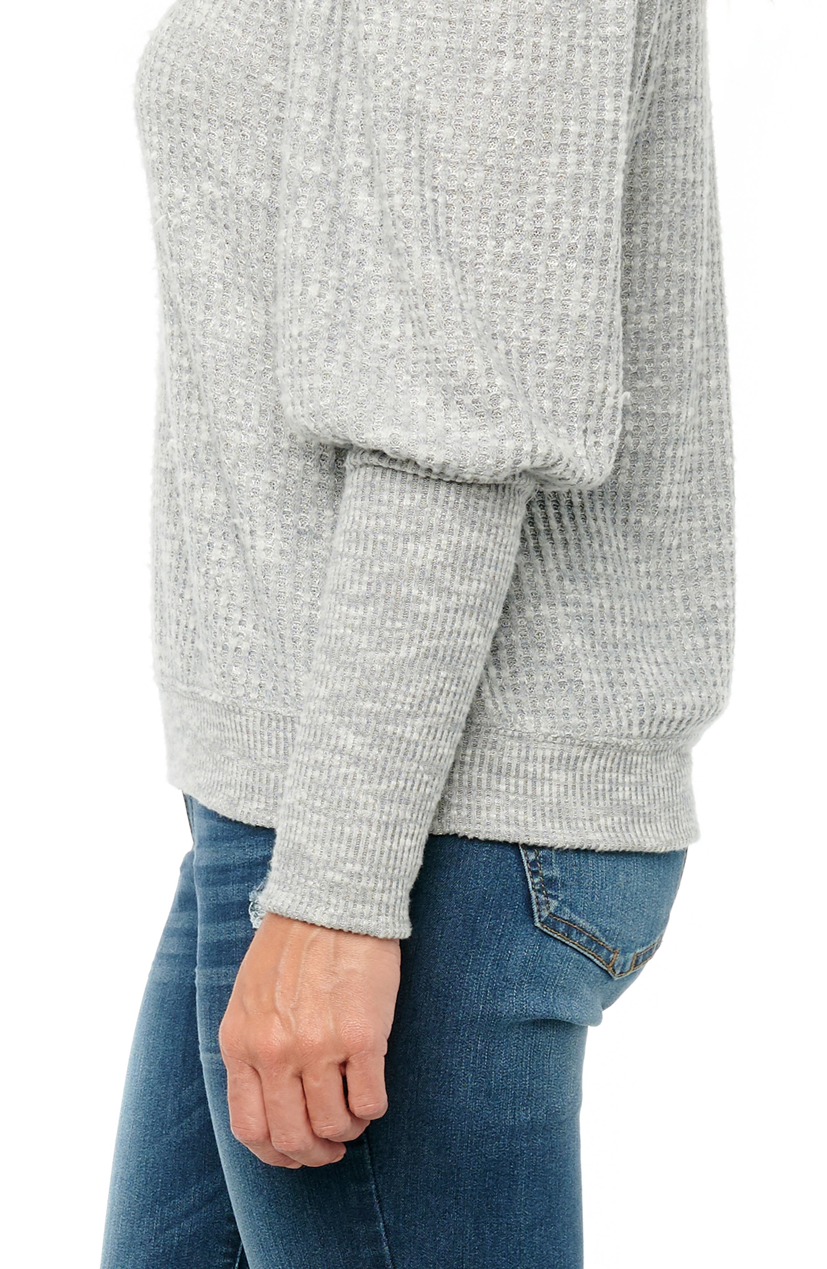 Wit & Wisdom Puff Sleeve Textured Knit Top (Nordstrom Exclusive) (Women ...