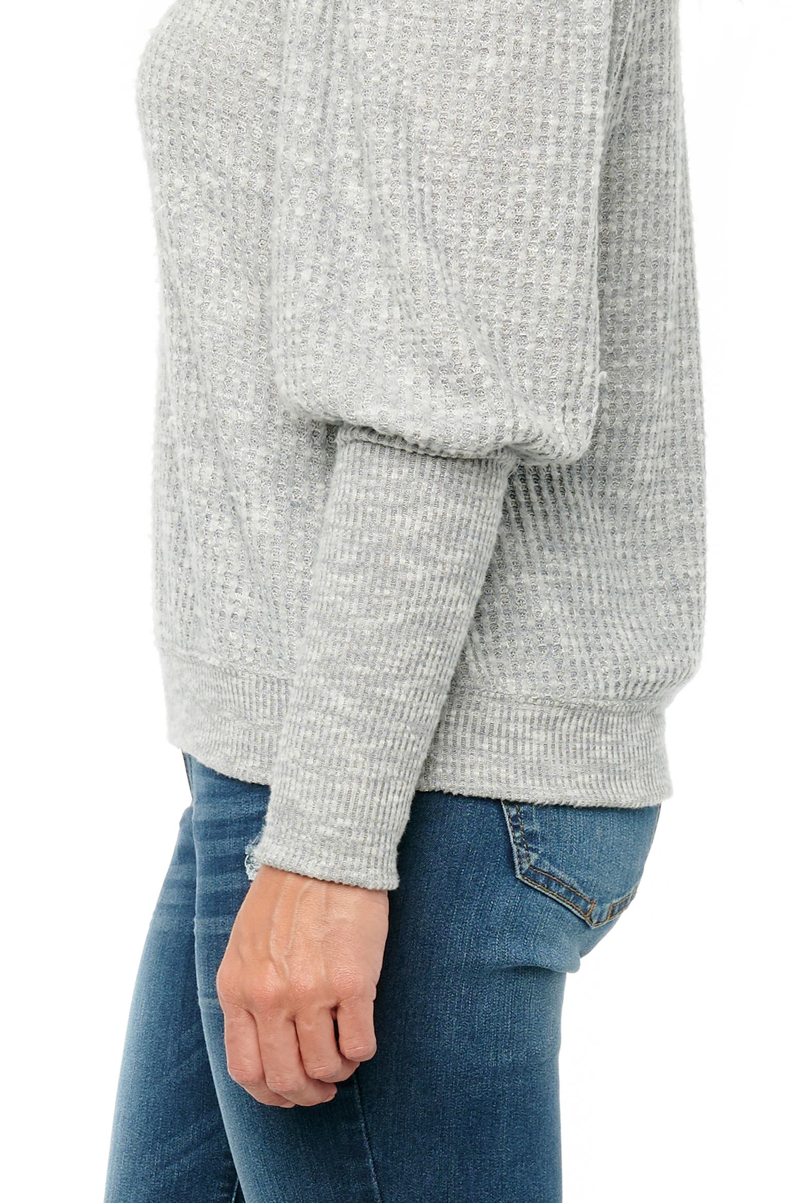 Texture Knitting Book Wit & Wisdom Puff Sleeve Textured Knit Top (Nordstrom Exclusive) (Women ...
